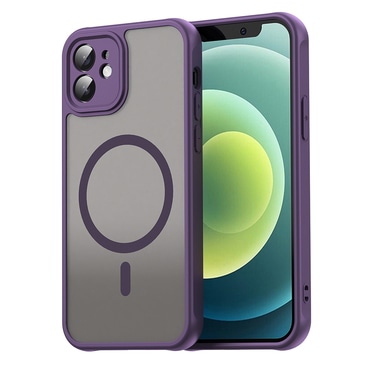 Hibrid tok "HaloFrost II MagSafe" iPhone 12 készülékekhez - purple