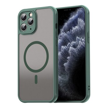 Hibrid tok "HaloFrost II MagSafe" iPhone 11 Pro készülékekhez - green
