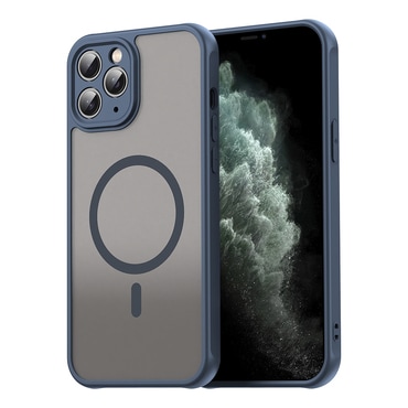Hibrid tok "HaloFrost II MagSafe" iPhone 11 Pro Max készülékekhez - navy blue