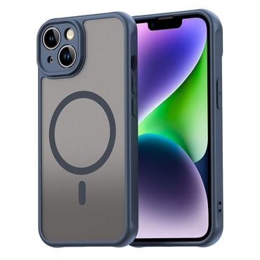 Hibrid tok "HaloFrost II MagSafe" iPhone 13 Maxkészülékekhez - navy blue