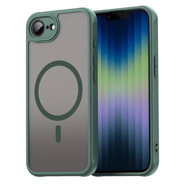 Hibrid tok "HaloFrost II MagSafe" iPhone 16e készülékekhez - green