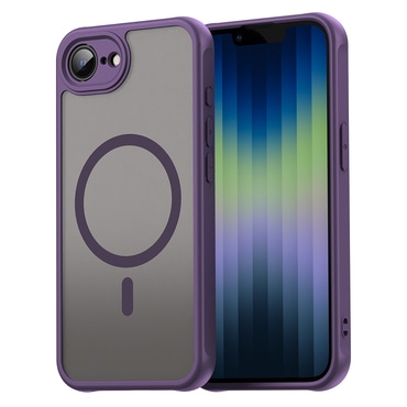Hibrid tok "HaloFrost II MagSafe" iPhone 16e készülékekhez - purple