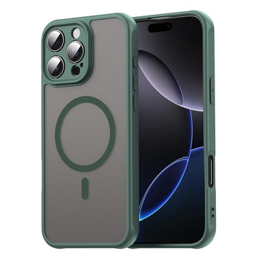 Hibrid tok "HaloFrost II MagSafe" iPhone 16 Pro Max készülékekhez - green