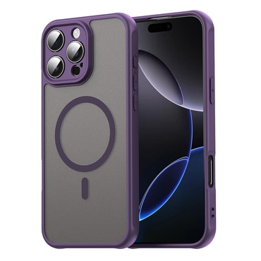 Hibrid tok "HaloFrost II MagSafe" iPhone 16 Pro Max készülékekhez - purple