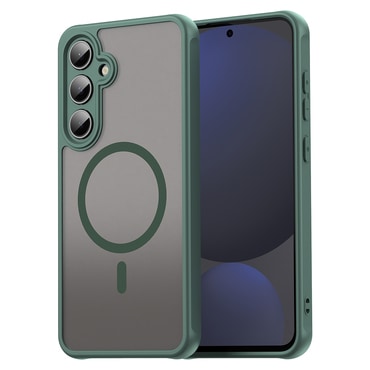 Hibrid tok "HaloFrost II MagSafe" Samsung Galaxy S24 FE készülékekhez - green