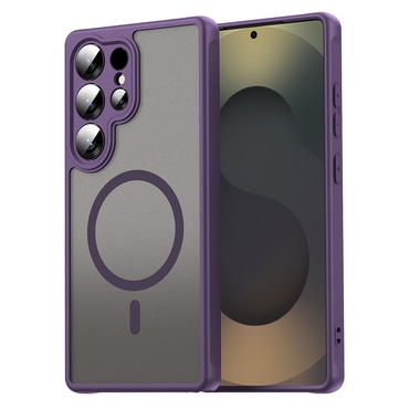 Hibrid tok "HaloFrost II MagSafe" Samsung Galaxy S25 Ultra készülékekhez - purple