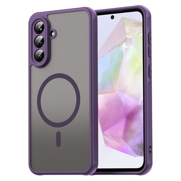 Hibrid tok "HaloFrost II MagSafe" Samsung Galaxy A56 készülékekhez - purple Hibrid tok "HaloFrost II MagSafe" Samsung Galaxy A56 készülékekhez - purple