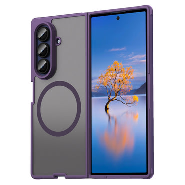 Hibrid tok "HaloFrost II MagSafe" Samsung Galaxy Z Fold7 - purple