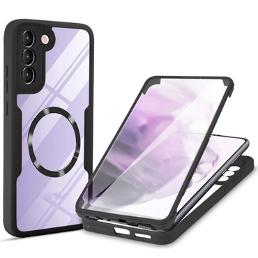 Hibrid tok Techsuit "ColorVerse 360 MagSafe" teljes körű védelemmel Samsung Galaxy S23 - hoz - fekete