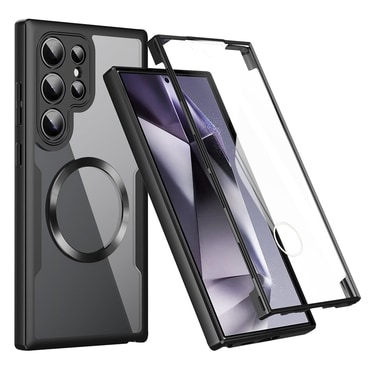 Hibrid tok Techsuit "ColorVerse 360 MagSafe" teljes körű védelemmel Samsung Galaxy S24 Ultra - hoz - fekete