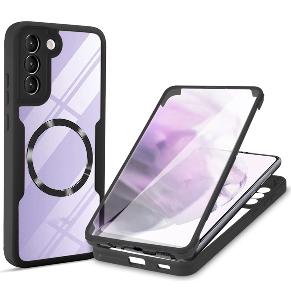 Hibrid tok Techsuit "ColorVerse 360 MagSafe" teljes körű védelemmel Samsung Galaxy S21 FE 5G - hoz - fekete
