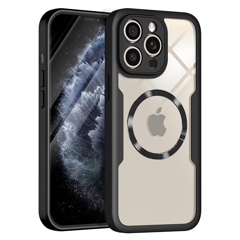 Hibrid tok Techsuit "ColorVerse 360 MagSafe" teljes körű védelemmel iPhone 11 Pro - hoz - fekete
