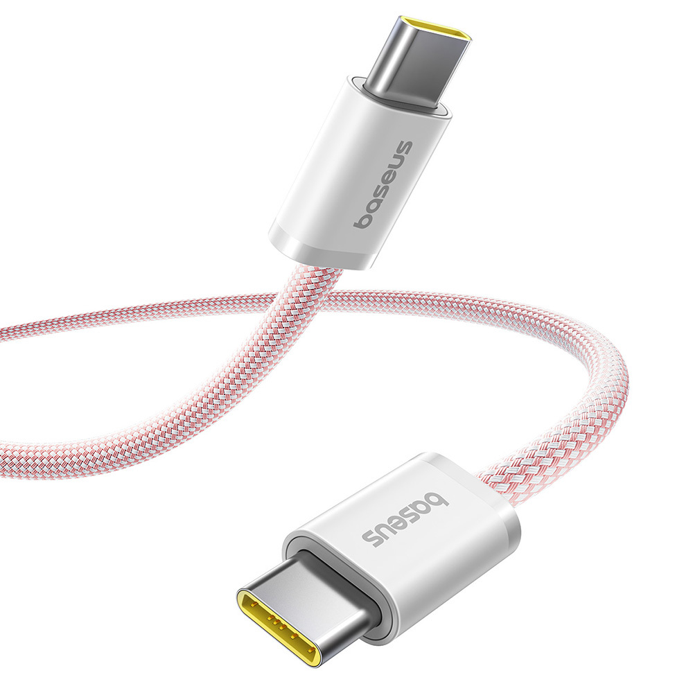 USB-C kábel Baseus Dynamic 4 Series – 100W PD és intelligens chip – 2m – pink