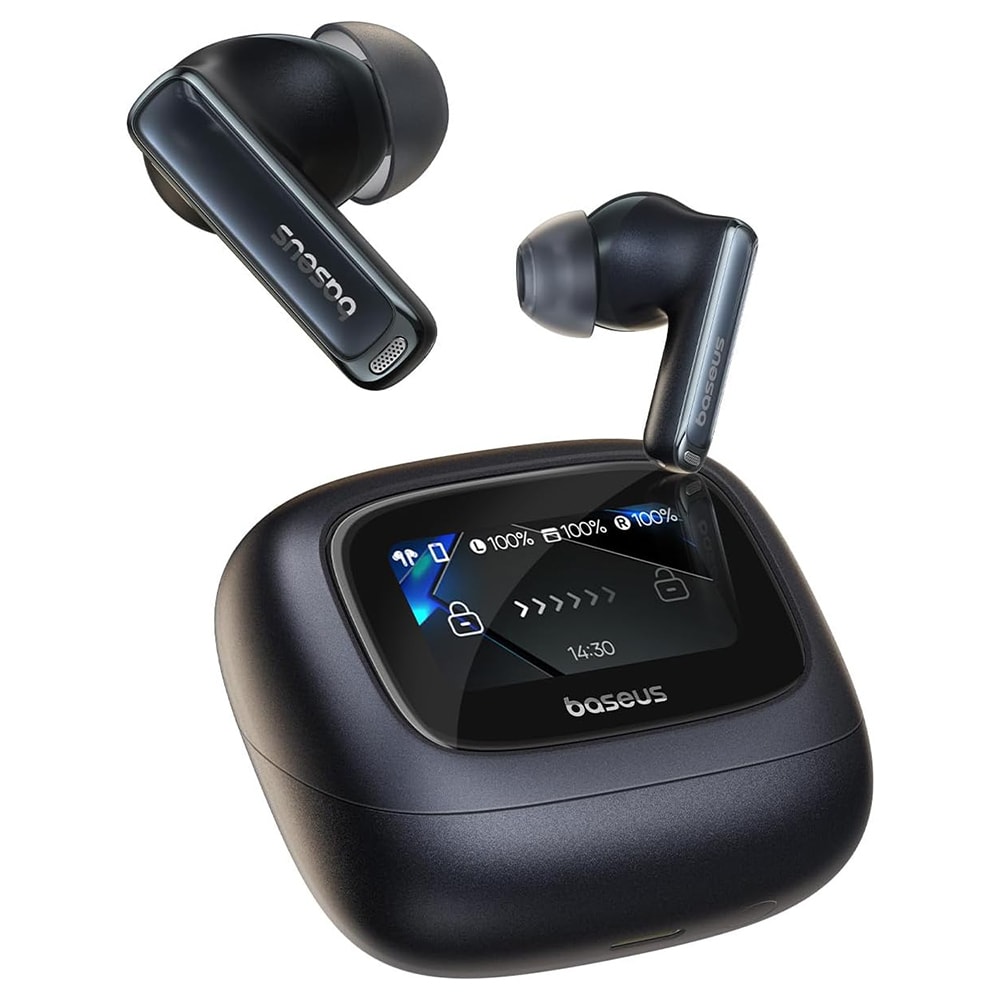 Vezeték nélküli 5.4 Bluetooth fülhallgató Baseus Bowie M2s Ultra prémium Hi-Res hangzással és IPX4 vízállósággal - fekete