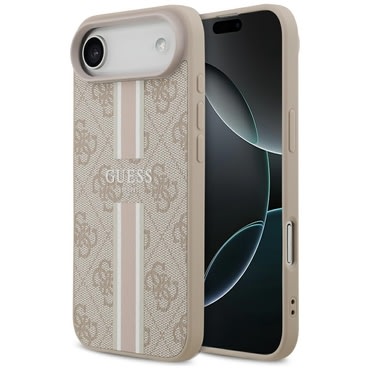 Eredeti kemény TPU tok Guess "4G Stripes MagSafe" iPhone Air készülékekhez - pink Eredeti kemény TPU tok Guess "4G Stripes MagSafe" iPhone Air készülékekhez - pink