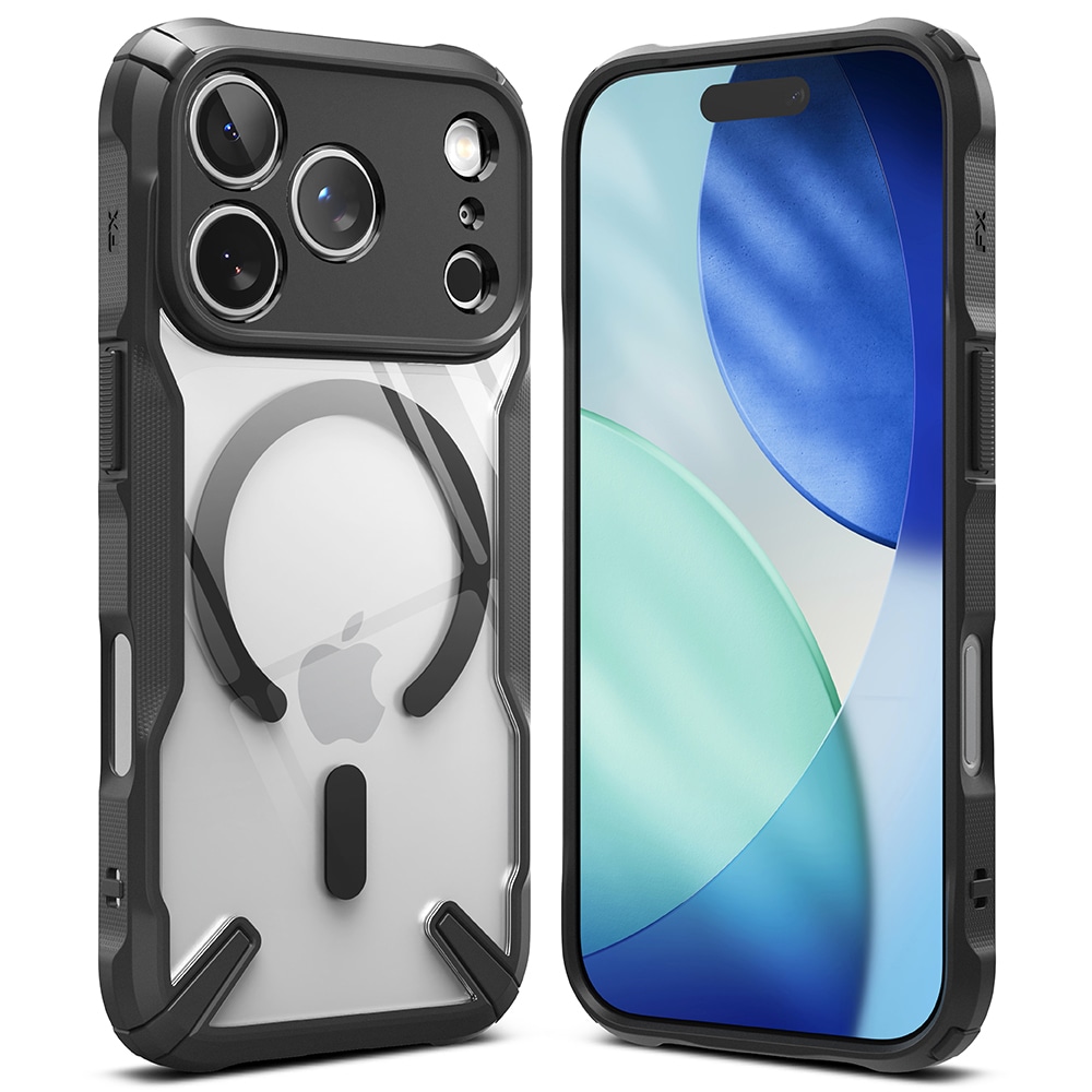 Tok Ringke "Fusion X Magnetic" iPhone 17 Pro készülékekhez - matte black