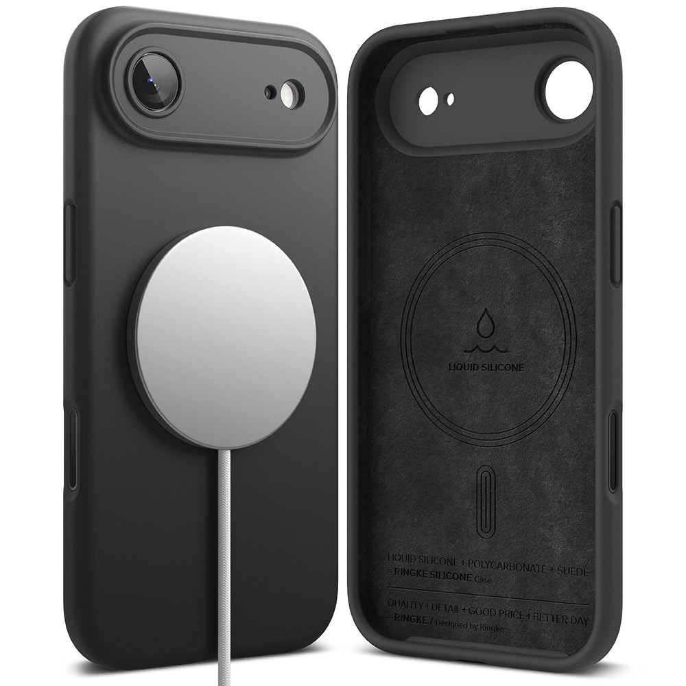 Tok Ringke "Silicone Magnetic" iPhone Air készülékekhez - black