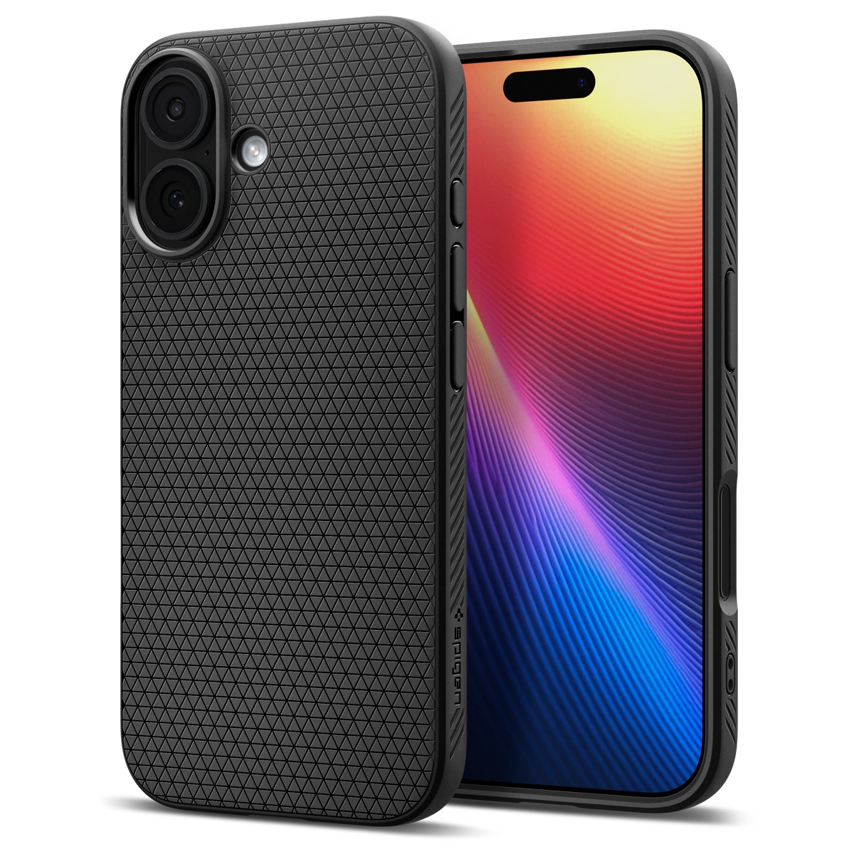 Tok Spigen "Liquid Air" iPhone 17 készülékekhez - matte black
