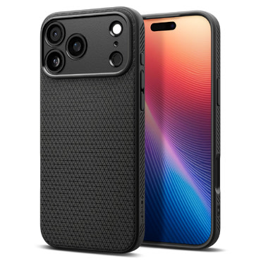 Tok Spigen "Liquid Air" iPhone 17 Pro Max készülékekhez - matte black Tok Spigen "Liquid Air" iPhone 17 Pro Max készülékekhez - matte black