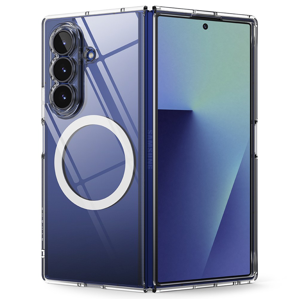 Tok Ringke "Fusion Magnetic" Samsung Galaxy Z Fold7 készülékekhez - clear