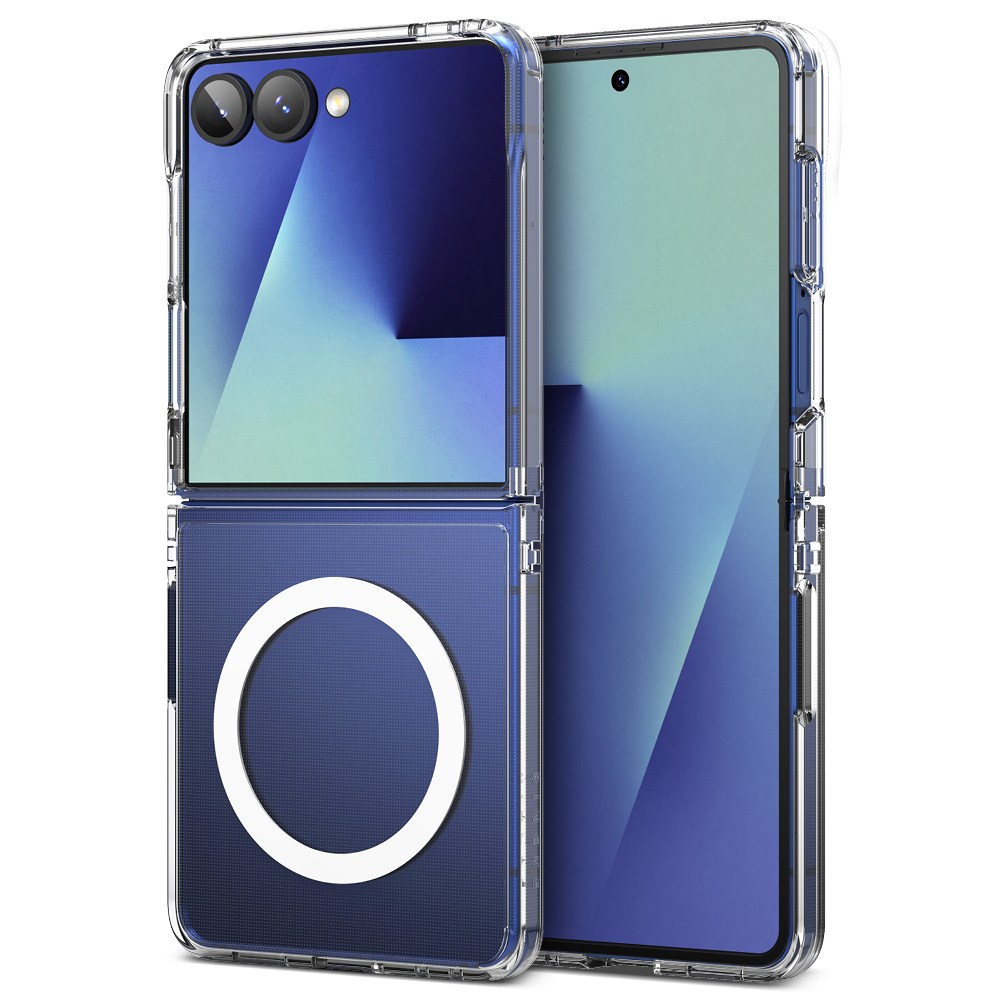 Tok Ringke "Fusion Magnetic" Samsung Galaxy Z Flip7 készülékekhez - clear