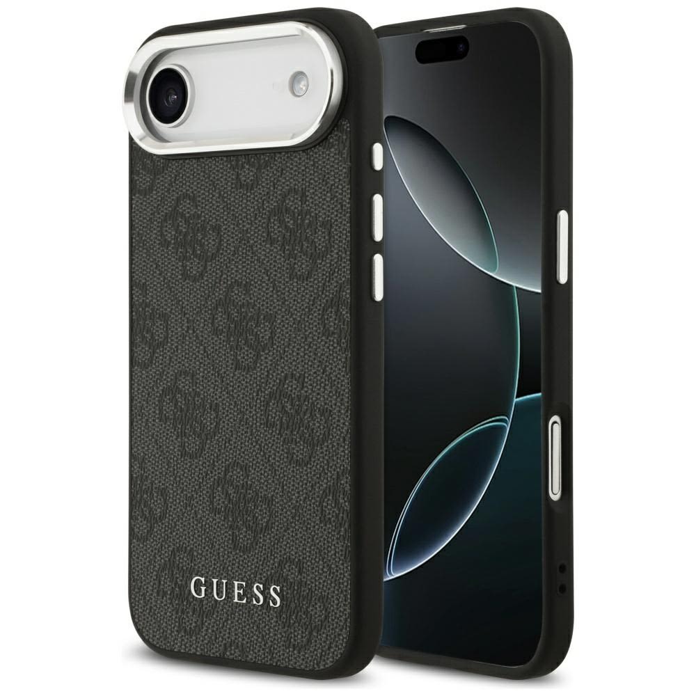 Eredeti kemény TPU tok Guess "4G Metal Logo Magsafe" iPhone Air készülékekhez - black