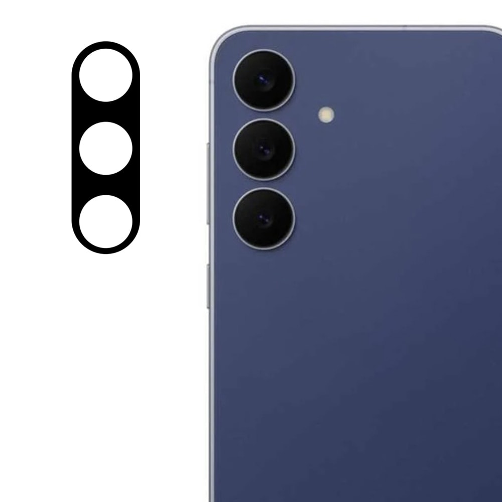 Full Body üvegfólia hátsó kamerára Samsung Galaxy S25 FE készülékekhez - fekete