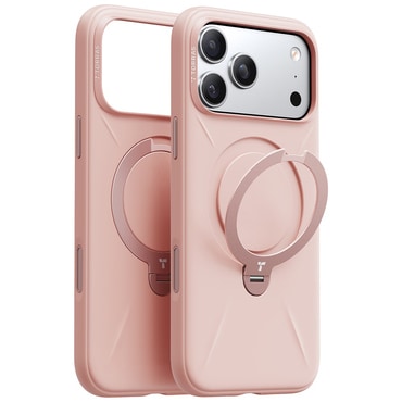 Prémium tok Torras "QPRO Silicone" iPhone 17 Pro – rózsaszín Prémium tok Torras "QPRO Silicone" iPhone 17 Pro – rózsaszín