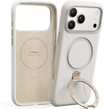 Prémium tok Torras "QPRO Silicone" iPhone 17 Pro Max – fehér