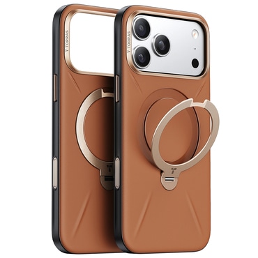 Prémium tok Torras "Q3 VegSkin" iPhone 17 Pro – amber brown Prémium tok Torras "Q3 VegSkin" iPhone 17 Pro – amber brown