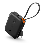 Prémium 30W power bank Spigen Essential EA3010BT - 10000mAh beépített USB-C kábellel - black Prémium 30W power bank Spigen Essential EA3010BT - 10000mAh beépített USB-C kábellel - black