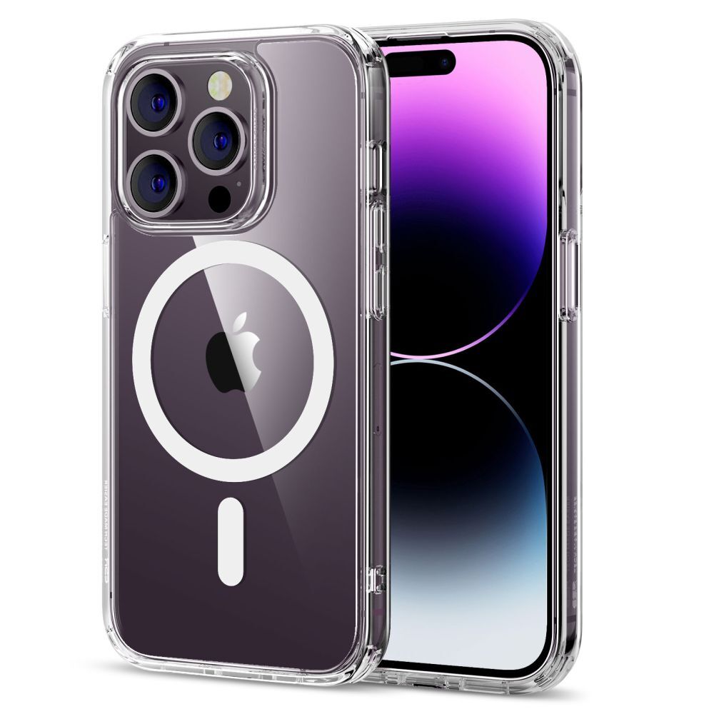 Hibrid tok ESR "Classic Hybrid HaloLock" iPhone 14 Pro készülékekhez - clear