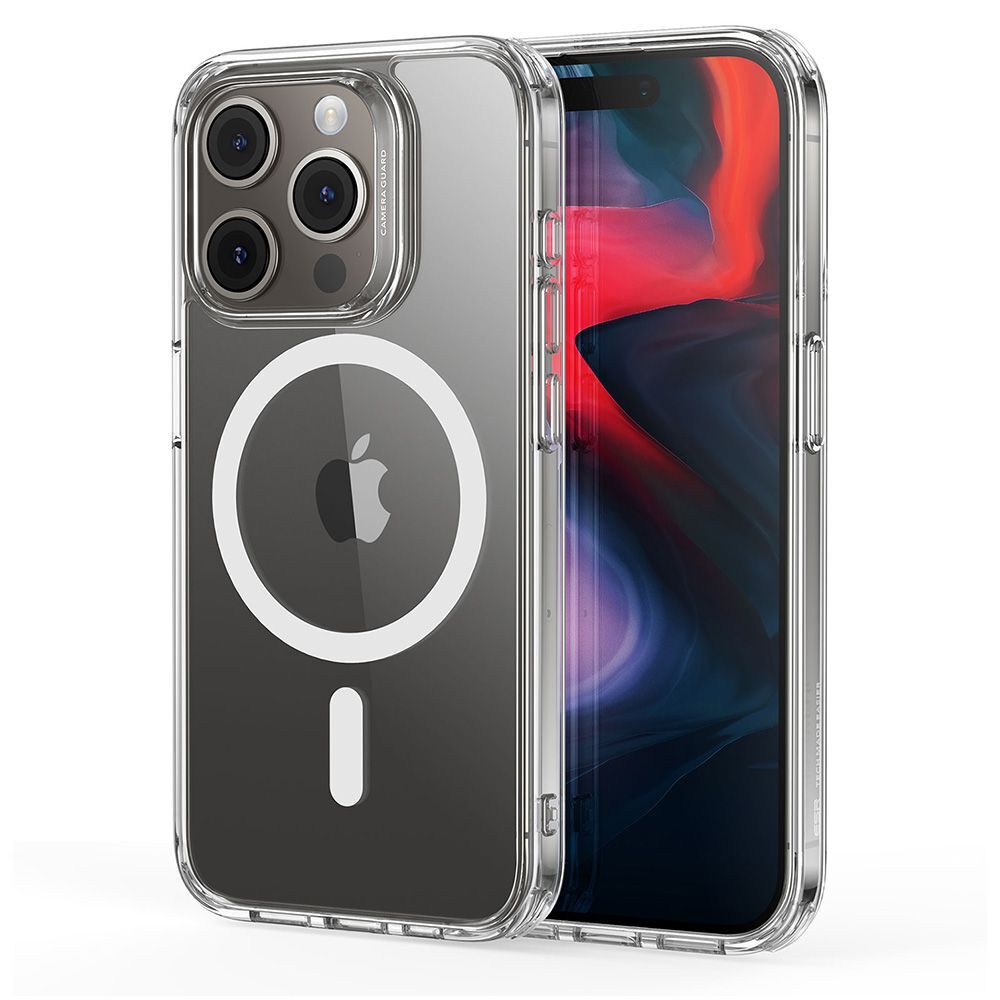 Hibrid tok ESR "Classic Hybrid HaloLock" iPhone 15 Pro készülékekhez - clear