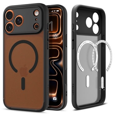 Tok Spigen "Ultra Hybrid Mag" iPhone 17 Pro készülékekhez - frost black Tok Spigen "Ultra Hybrid Mag" iPhone 17 Pro készülékekhez - frost black