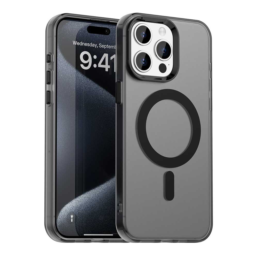 Hibrid tok Techsuit "CandyCase MagSafe" iPhone 15 Pro Max készülékekhez - black