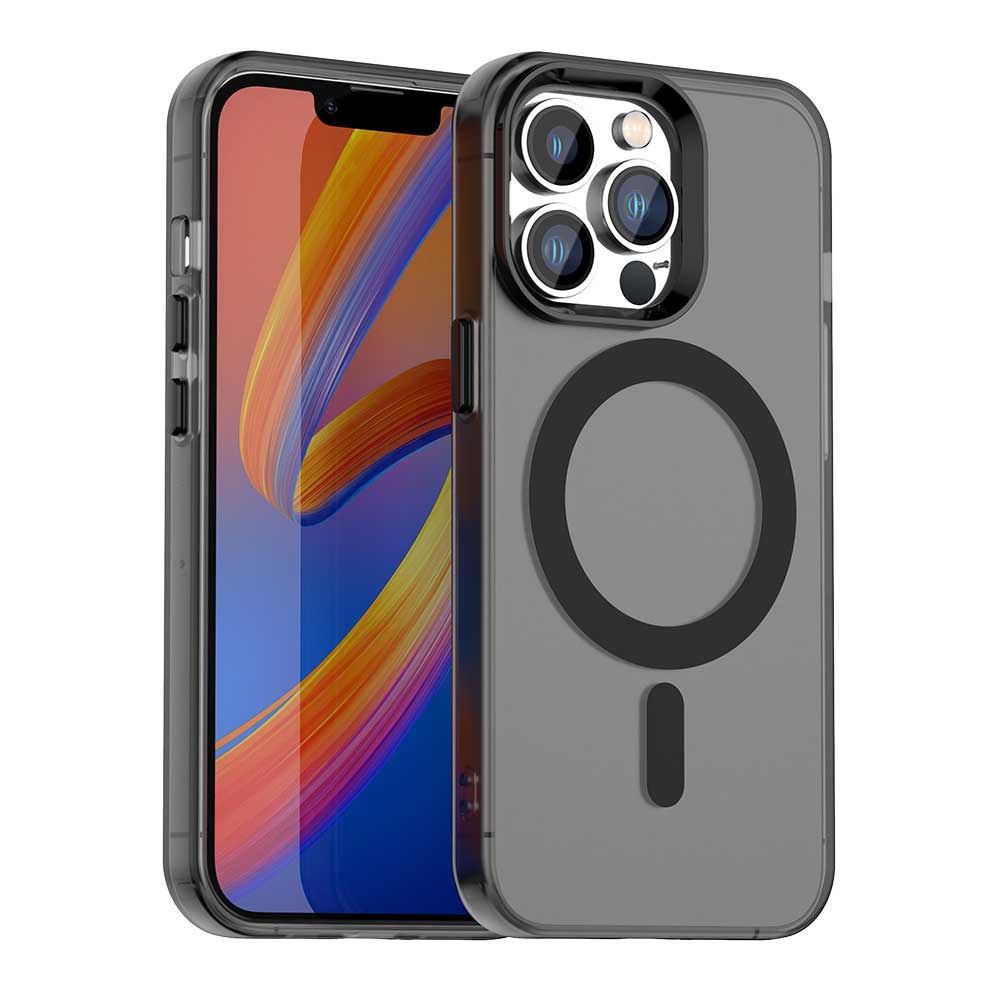 Hibrid tok Techsuit "CandyCase MagSafe" iPhone 12 Pro Max készülékekhez - black