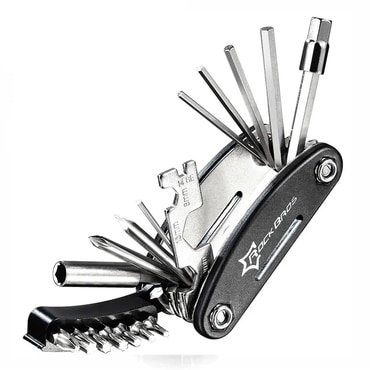 Multifunkciós kerékpárjavító szerszám Rockbros "GJ8002" – fekete