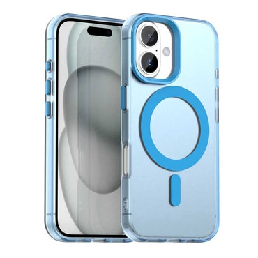 Hibrid tok Techsuit "CandyCase MagSafe" iPhone 17 készülékekhez - blue Hibrid tok Techsuit "CandyCase MagSafe" iPhone 17 készülékekhez - blue