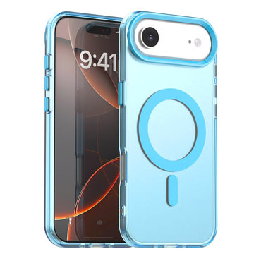 Hibrid tok Techsuit "CandyCase MagSafe" iPhone Air készülékekhez - blue Hibrid tok Techsuit "CandyCase MagSafe" iPhone Air készülékekhez - blue