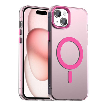 Hibrid tok Techsuit "CandyCase MagSafe" iPhone 15 Plus készülékekhez - pink
