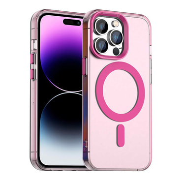 Hibrid tok Techsuit "CandyCase MagSafe" iPhone 14 Pro készülékekhez - pink