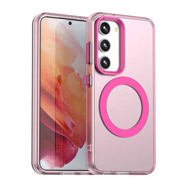 Hibrid tok Techsuit "CandyCase MagSafe" Samsung Galaxy S23 készülékekhez - pink