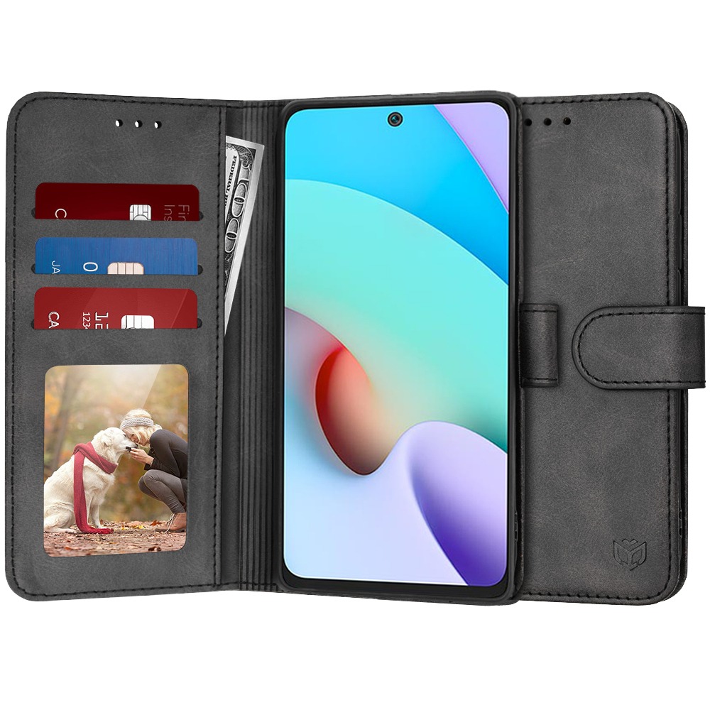 Nyitható tok Techsuit "Diary Book" Xiaomi Redmi 14C / Poco C75 készülékekhez - fekete