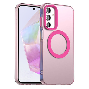 Hibrid tok Techsuit "CandyCase MagSafe" Samsung Galaxy A35 készülékekhez - pink