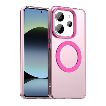 Hibrid tok Techsuit "CandyCase MagSafe" Xiaomi Redmi Note 14 5G készülékekhez - pink