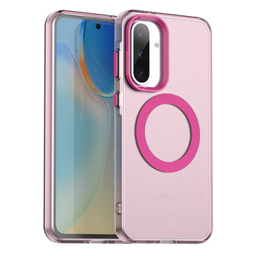 Hibrid tok Techsuit "CandyCase MagSafe" Samsung Galaxy A56 készülékekhez - pink Hibrid tok Techsuit "CandyCase MagSafe" Samsung Galaxy A56 készülékekhez - pink