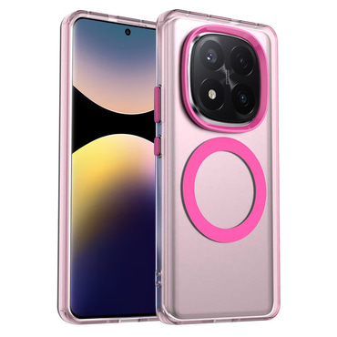 Hibrid tok Techsuit "CandyCase MagSafe" Xiaomi Redmi Note 14 Pro Plus 5G készülékekhez - pink