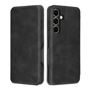 Nyitható tok Techsuit "Safe Wallet Plus" Samsung Galaxy S24 FE készülékekhez - fekete