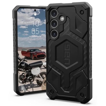 Tok UAG "Monarch Pro Kevlar Mag" Samsung Galaxy S24 készülékekhez - carbon fiber