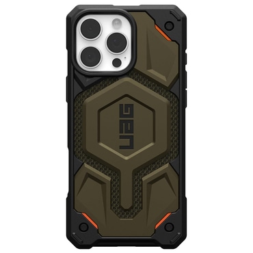 Tok UAG "Monarch Pro Kevlar Mag" iPhone 16 Pro Max készülékekhez - kevlar element green
